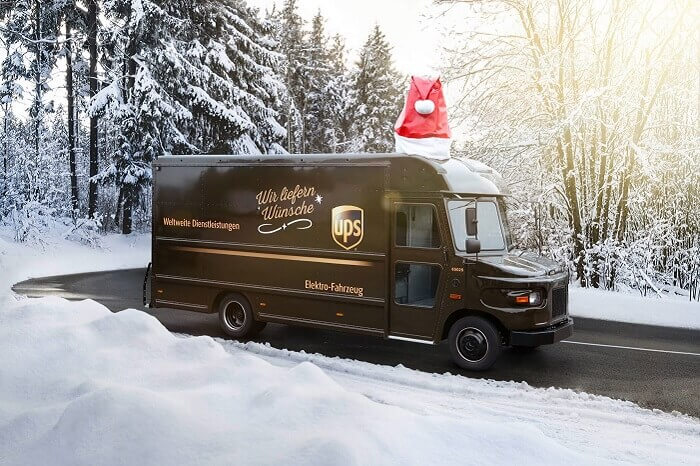 UPS Weihnachtstruck 