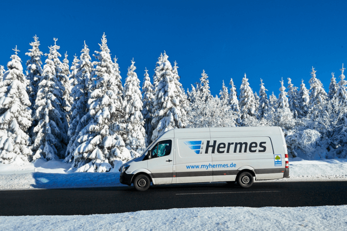 Hermes Transporter Lkw