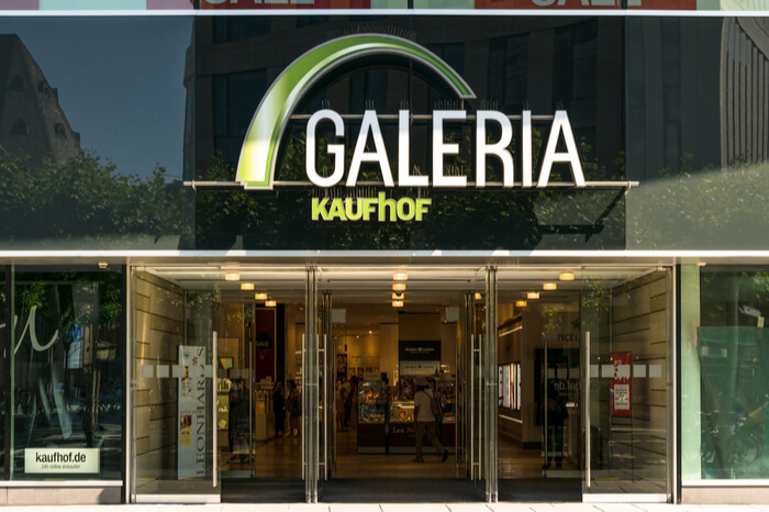 Eingang Filiale Galeria Kaufhof