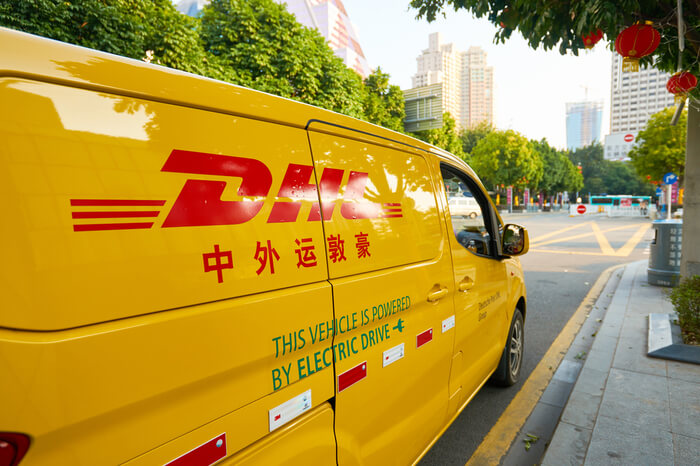 DHL-Auto in Shenzhen, China
