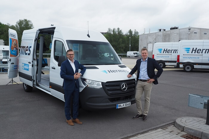 Neue E-Transporter für Hamburg, Hermes, Marco Schlüter, 