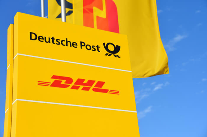Deutsche Post DHL Group Schild