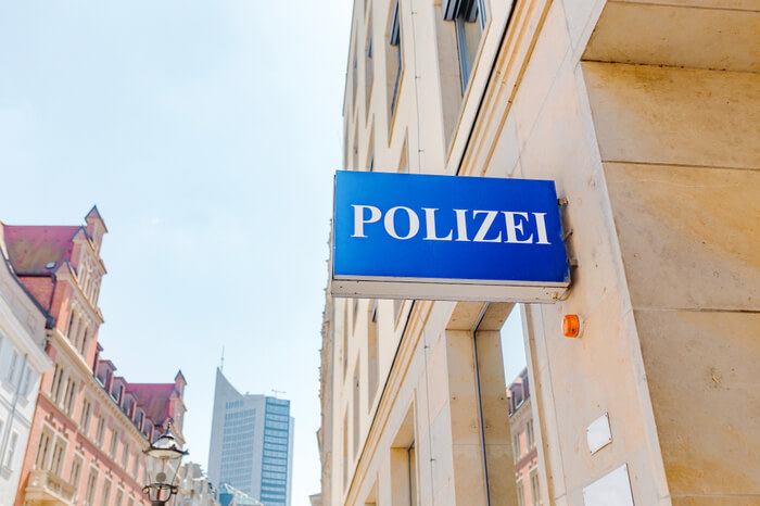 Polizeistation in Leipzig