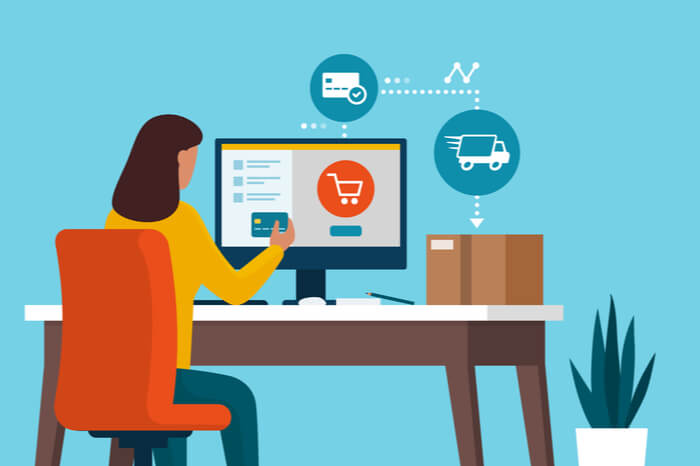 Online-Shopping und Versand