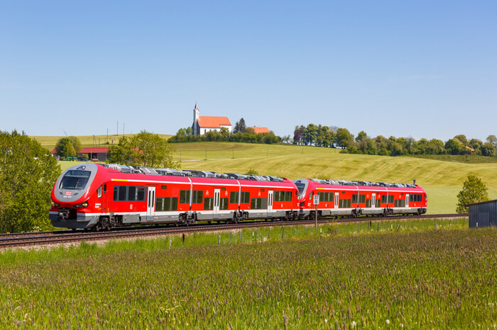 Regionalzug Nahverkehr der Deutschen Bahn