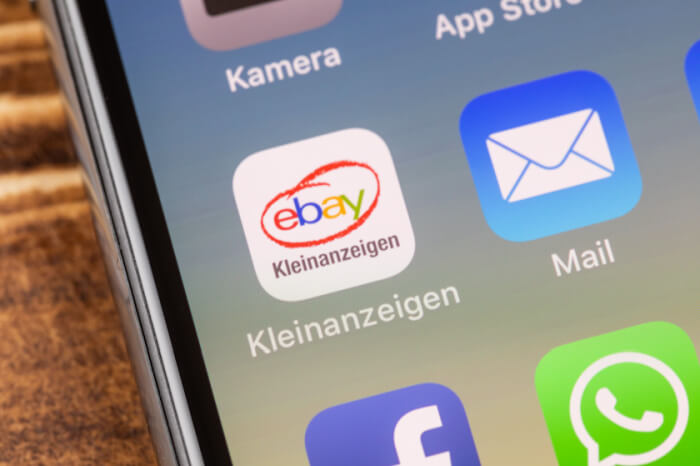 Ebay Kleinanzeigen App auf Smartphone