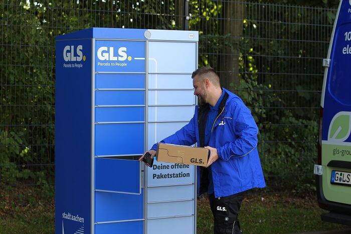 GLS-Paketstation in Aachen