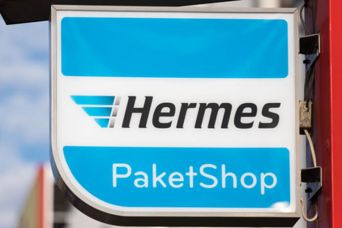 Paketshop des Logistikers Hermes